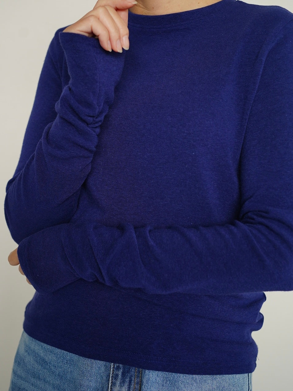 gather sleeve tops(angora)