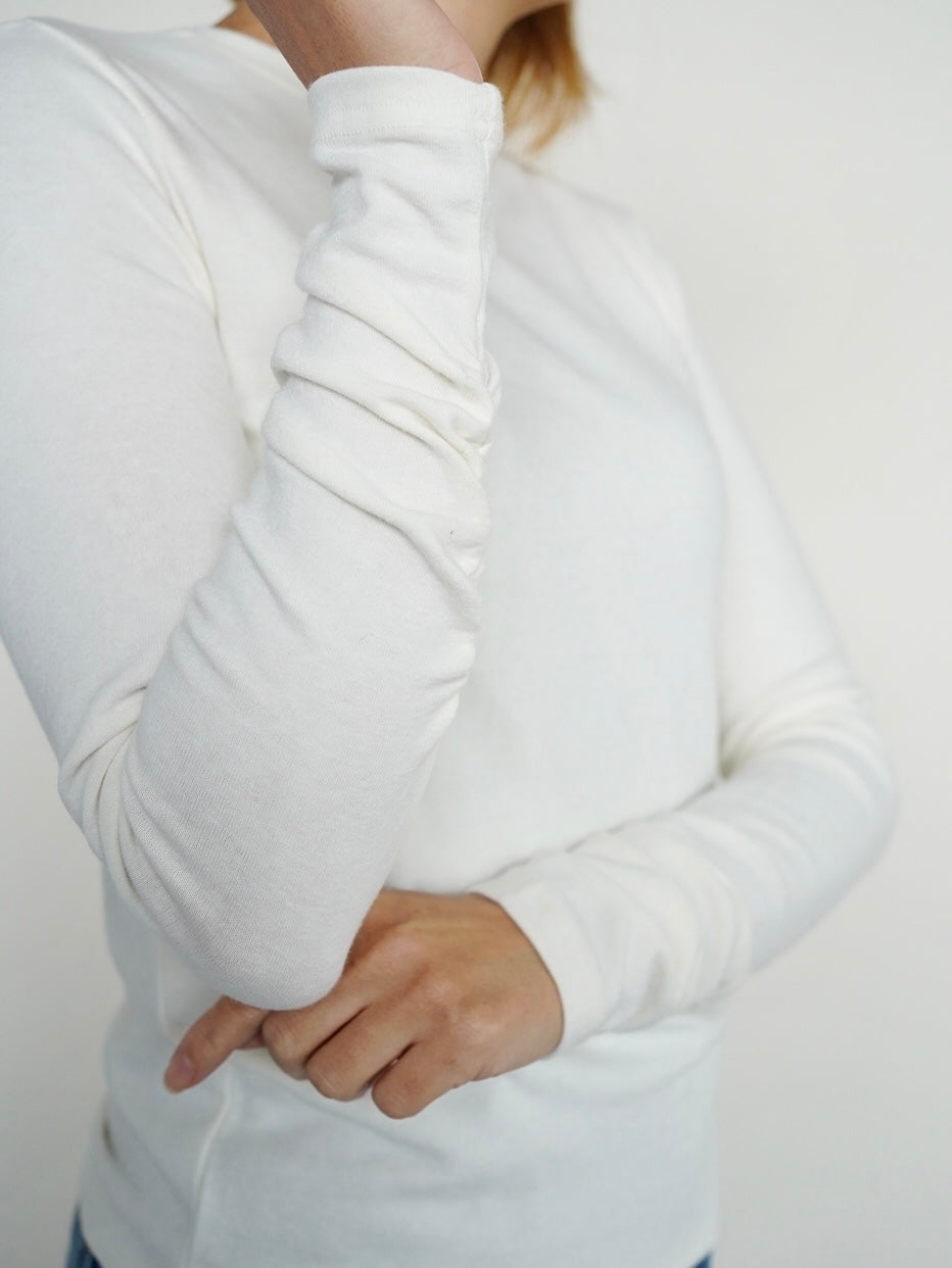 gather sleeve tops(angora)